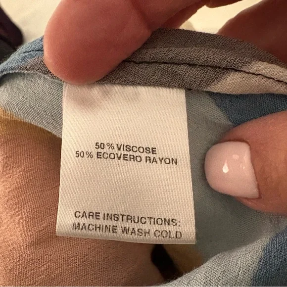 ANTHROPOLOGIE Megan Renee Striped Wrap Dress - Picture 5 of 5